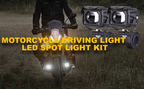 Amazon Motorcycle Driving Lights Auxiliary Spot Fog Lights Kits