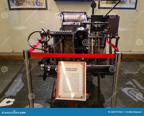 Yogyakarta Indonesia In November 2022 The Heidelberg Printing Press