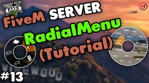 FiveM RadialMenu Einstellbares Menü für Befehle FiveM Server