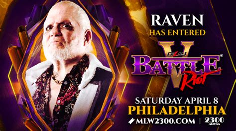 Raven Announced For MLW Battle Riot V