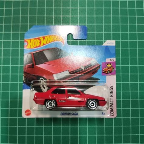 Hot Wheels 2024 Proton Saga Short Card Shopee Malaysia