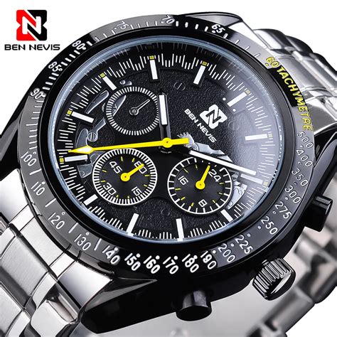 BEN NEVIS Mens Watches Top Brand Luxury Waterproof Military Quartz