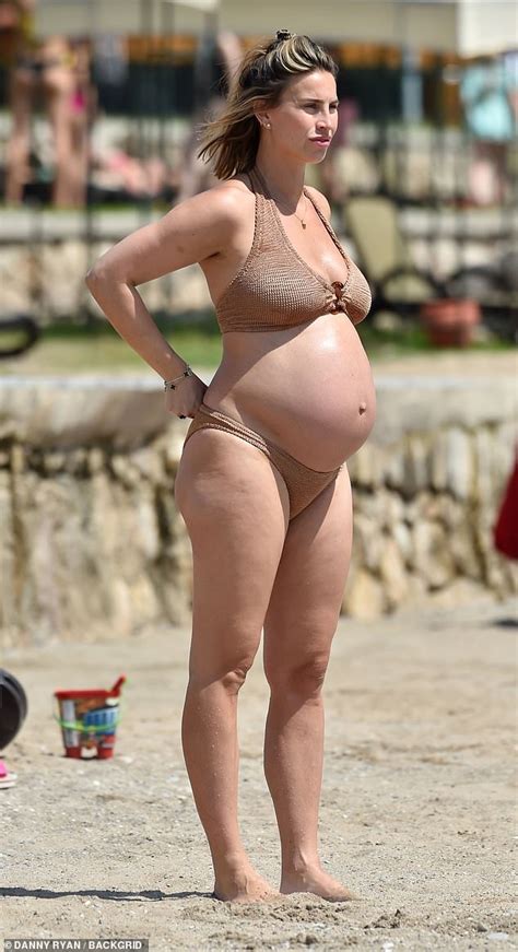 Pregnant Ferne McCann Shows Off Her Baby Bump In A Bikini In Turkey