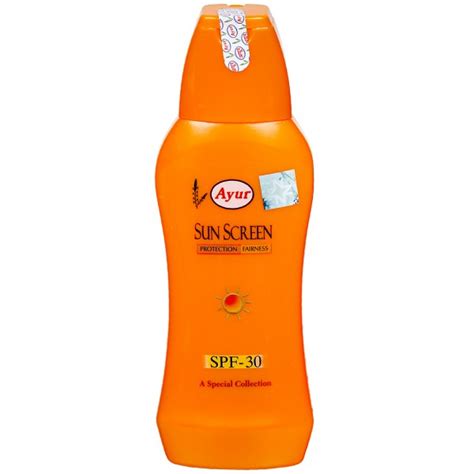 Buy Ayur Sun Screen Spf 30 Lotion 100 Ml In Wholesale Price Online B2b Retailershakti