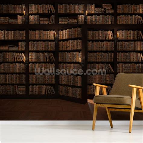 Secret Bookcase Door Wallpaper Wallsauce Us