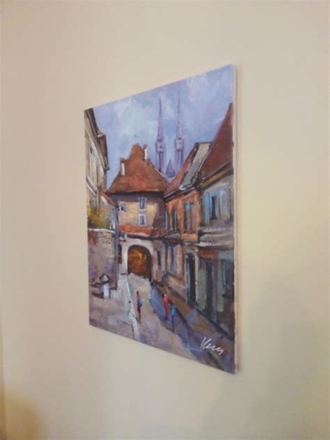 Zagreb The Stone Gates Acrylic Painting Malerei Von Filip Petrovic