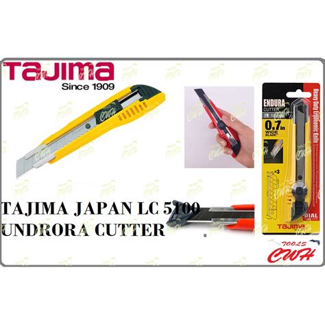 Tajima Heavy Duty Ergonomic Hand Knife Cuter Endura Blade Utility Knife