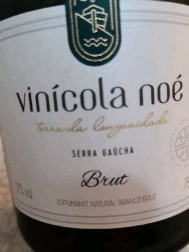 Vinhos Noè Branco Espumante Natural Brut Vivino US