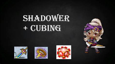 Maplestory Reboot Shadower Cubing Dagger And Secondary Youtube