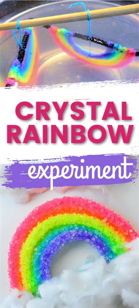 Try This Fun Science Experiment Make Rainbows Using Crystallization