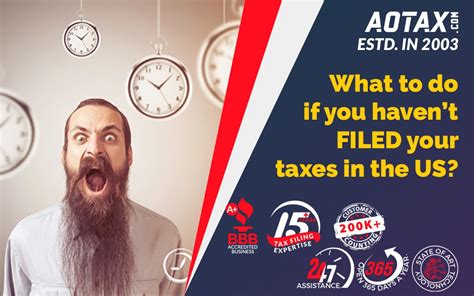 What To Do If You Havent Filed Your Taxes In The US AOTAX