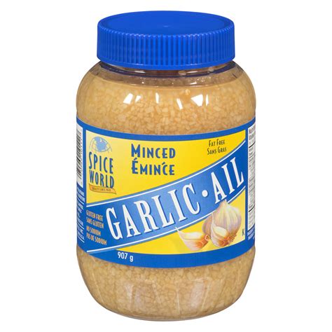 Spice World Minced Garlic Oz Ph