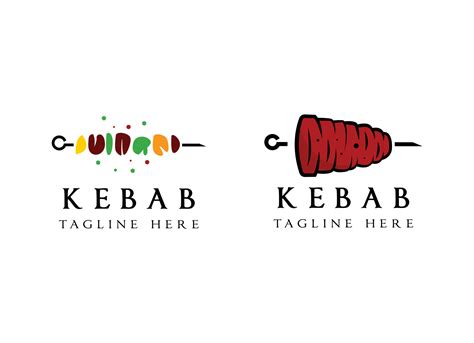 Kebab Logo Vector Design Template 12045800 Vector Art At Vecteezy