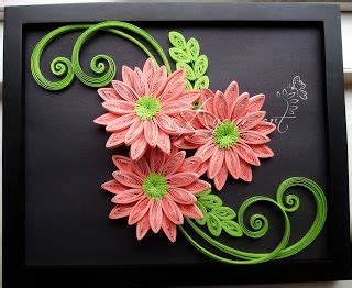 Ayani Art Quilling In Pink And Green Quilling Designs Quilling