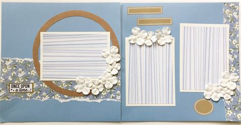 Blue Wedding Scrapbook Pages Wedding Scrapbook Layouts - Etsy