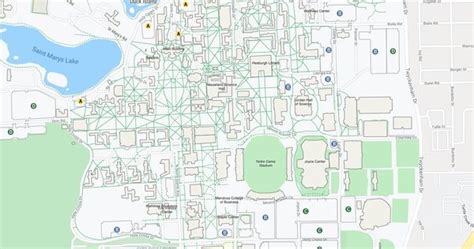 Notre Dame College Campus Map Map