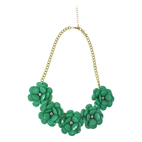 Most Fashion Jewelry Zinc Alloy With Acrylic Perfect Five Flower