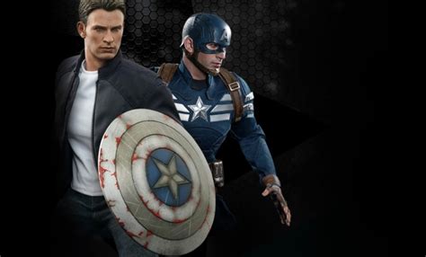 Hot Toys Captain America Stealth S T R I K E Suit And Steve Rogers HobiPlanet Share
