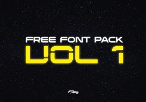 FREE FONT PACK VOL 1 :: Behance