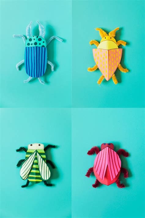 DIY Paper Bug Kid Craft | Crafts For Kids |Tell Love and Party