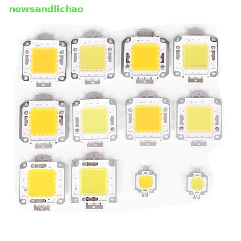 Newsandlichao ชิปหลอดไฟ Cob Led Dc 10w 20w 30w 50w 70w 100w 2 สี 1 ชิ้น