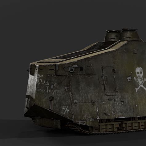 Artstation Panzerkampfwagen Heidi German A7v Apc