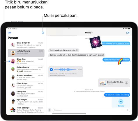 Mengirim Dan Membalas Pesan Di Ipad Apple Support Id