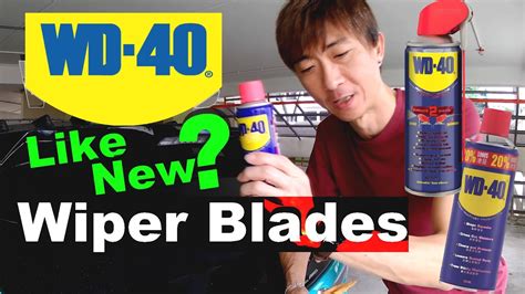 Can Wd 40 Restore Your Car Wiper Blades Youtube