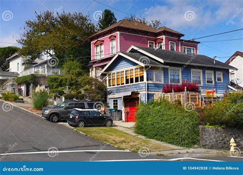 Astoria Homes Oregon United States Editorial Stock Photo Image Of