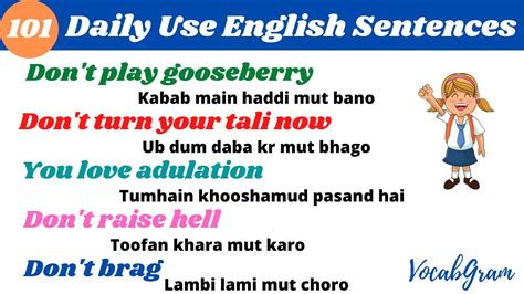 101 Daily Use English Sentences English Speaking Practice Spoken