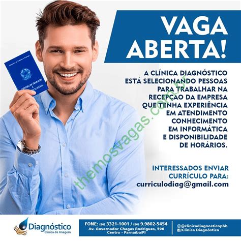 Recepcionista Vaga S Parna Ba Pi Themos Vagas Empregos E