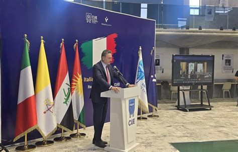 Kurdistan Iracheno A Erbil Siglata L Intesa Per La Promozione Della