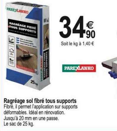 Promo Ragr Age Sol Fibr Tous Supports Parexlanko Chez Trid Me