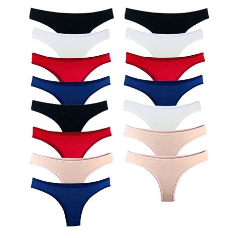 Kit Calcinhas Fio Dental Algod O Cotton B Sica Lisa Lingerie Try Basics Calcinha