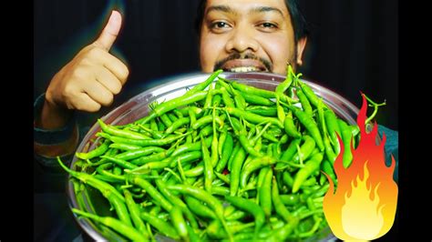 Asmr Eating 🔥 Chilli Chilli Mukbang Raw Veg Challenge 🌶️🌶️ Youtube