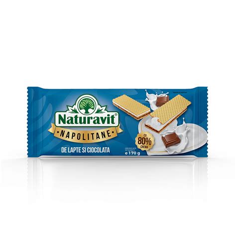 Naturavit Napolitane Crem De Lapte I Ciocolat G Naturavit