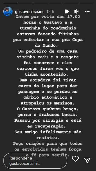 Ator de Pantanal é atropelado em SP e passa por cirurgia amigo morre