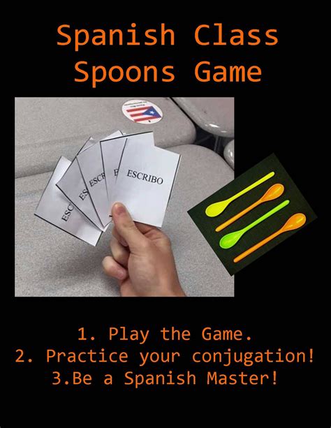 Señora Baxter S Spanish Class The Crazy Spoons Game