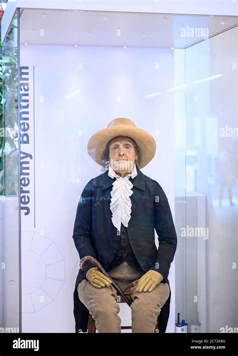 Jeremy Bentham Auto Icon On Display In The Student Centre