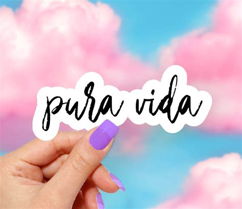 Amazon.com: Pura Vida Vinyl Sticker - for Laptops, Water Bottles and ...