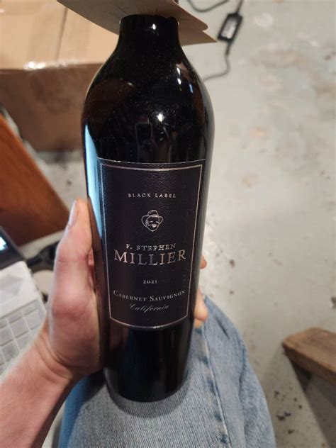 F Stephen Millier Cabernet Sauvignon Black Label Usa California