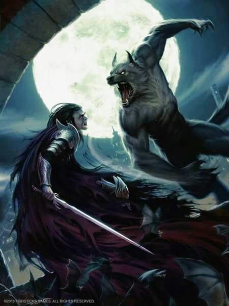 Pin by Ixchi araña on Vampiros Werewolf vs vampire Vampire art