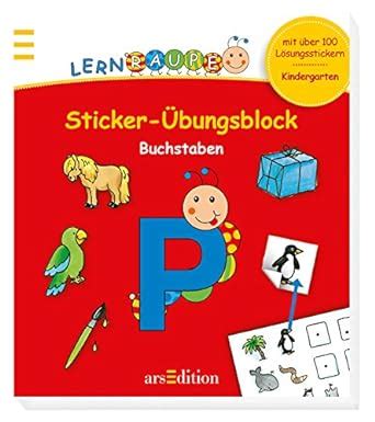 Lernraupe Sticker Übungsblock Buchstaben Amazon es Libros