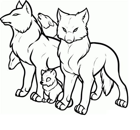 Spotted Wolf Page Coloring Pages