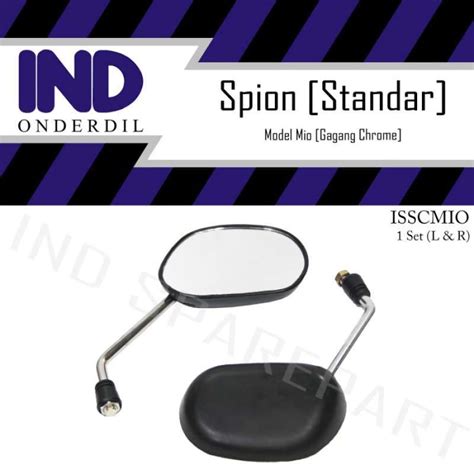 Jual Spion Kaca Kiri Kanan Standar Chrome Set Mio Soul Jupiter MX Z New