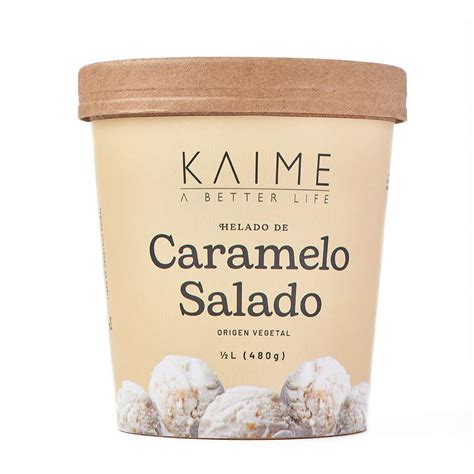 Helado Caramelo Salado X 350 Gr Kaime Foods Vita Integral