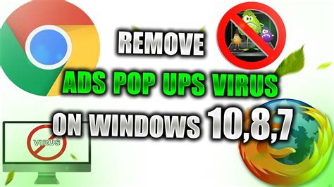 How To Remove Popups Malware Adware On Chrome And Firefox Browser On