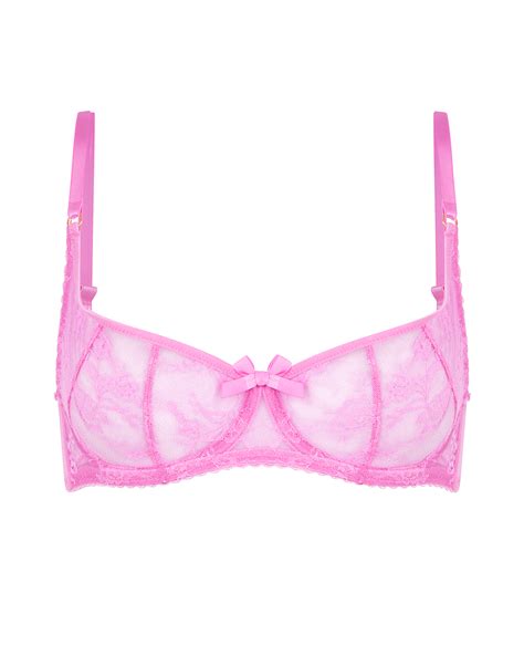 Sachaa Balconette Underwired Bra In Pink By Agent Provocateur