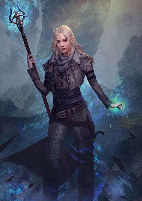 344 Best Female Mages Blonde Images On Pinterest Art Pieces