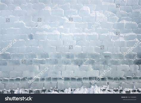 Wall Ice Bricks Blocks Background Texture Stock Photo 1921360889 ...